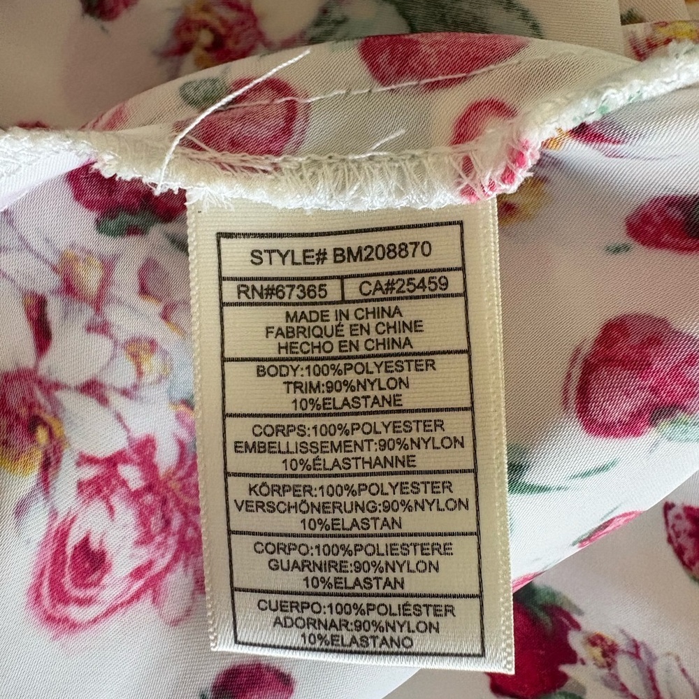 Steve Madden White and Pink Floral Dress - Picture 7 of 7
